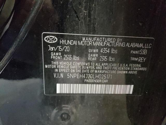 Photo 9 VIN: 5NPEH4J20LH025171 - HYUNDAI SONATA LIM 