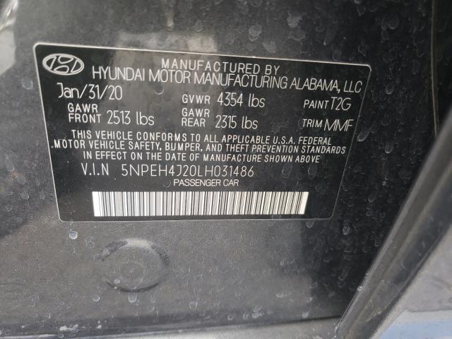 Photo 9 VIN: 5NPEH4J20LH031486 - HYUNDAI SONATA LIM 