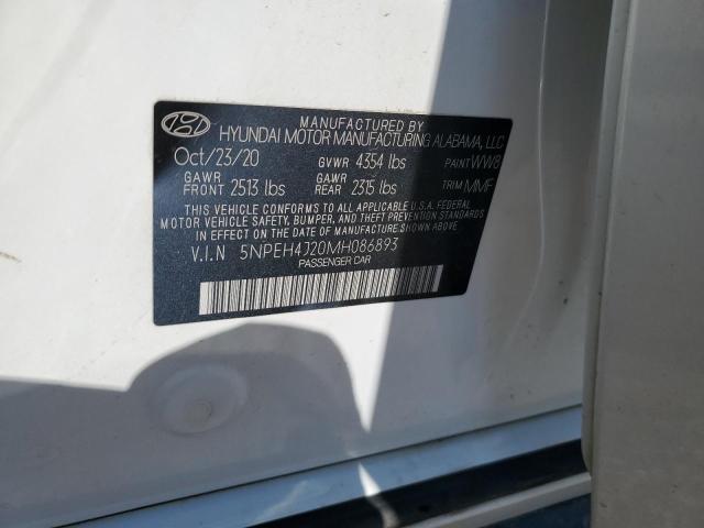 Photo 12 VIN: 5NPEH4J20MH086893 - HYUNDAI SONATA LIM 