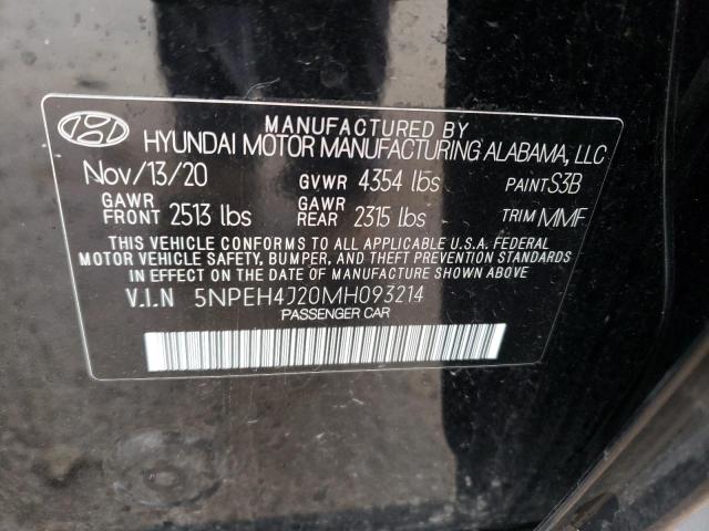 Photo 11 VIN: 5NPEH4J20MH093214 - HYUNDAI SONATA LIM 