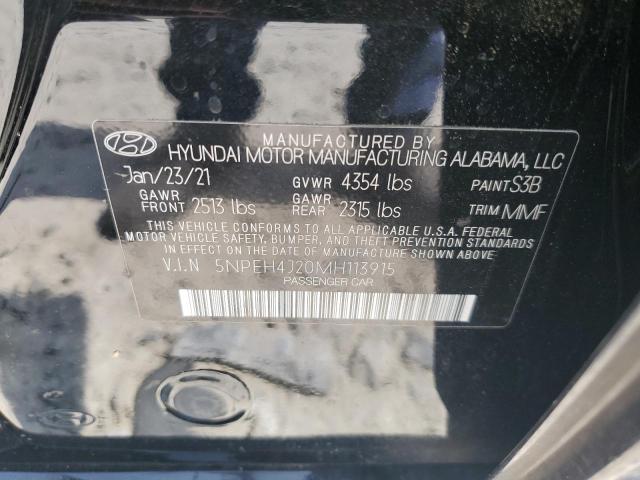 Photo 11 VIN: 5NPEH4J20MH113915 - HYUNDAI SONATA LIM 