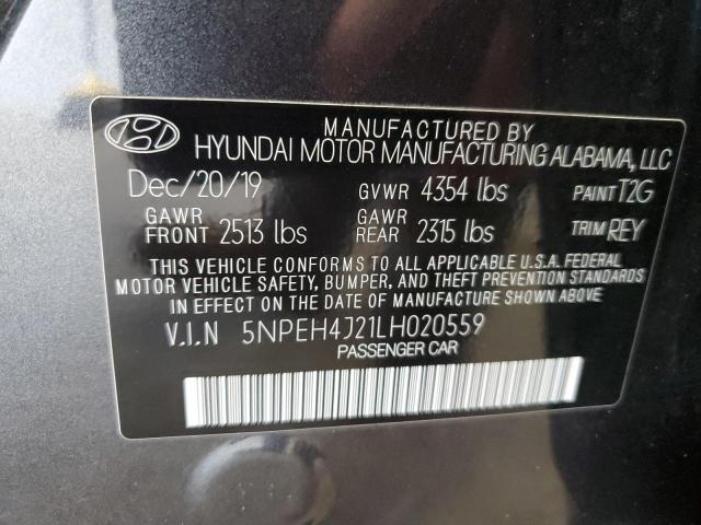 Photo 12 VIN: 5NPEH4J21LH020559 - HYUNDAI SONATA LIM 