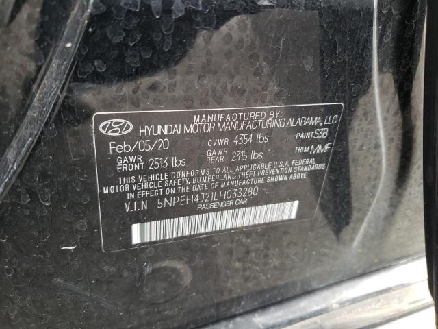 Photo 11 VIN: 5NPEH4J21LH033280 - HYUNDAI SONATA LIM 