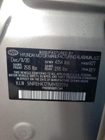 Photo 9 VIN: 5NPEH4J21MH102096 - HYUNDAI SONATA LIM 