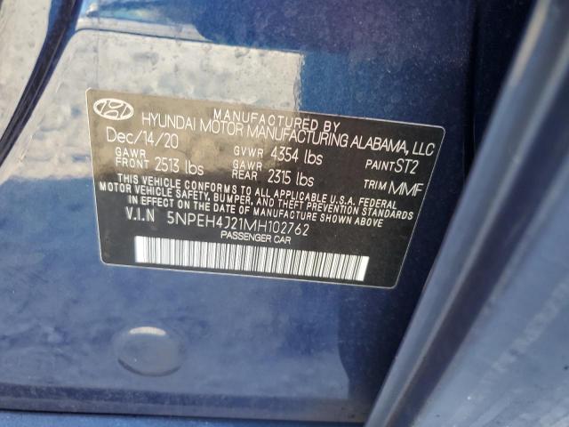 Photo 12 VIN: 5NPEH4J21MH102762 - HYUNDAI SONATA LIM 