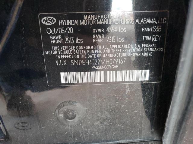 Photo 12 VIN: 5NPEH4J22MH079167 - HYUNDAI SONATA LIM 