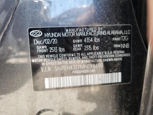 Photo 9 VIN: 5NPEH4J22MH098690 - HYUNDAI SONATA LIM 