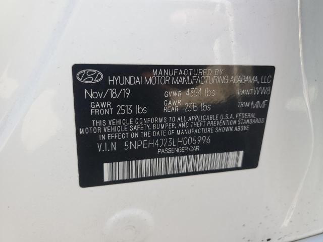 Photo 11 VIN: 5NPEH4J23LH005996 - HYUNDAI SONATA LIM 