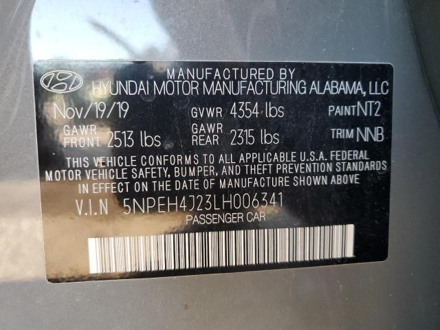 Photo 9 VIN: 5NPEH4J23LH006341 - HYUNDAI SONATA LIM 