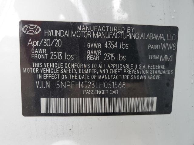 Photo 11 VIN: 5NPEH4J23LH051568 - HYUNDAI SONATA LIM 