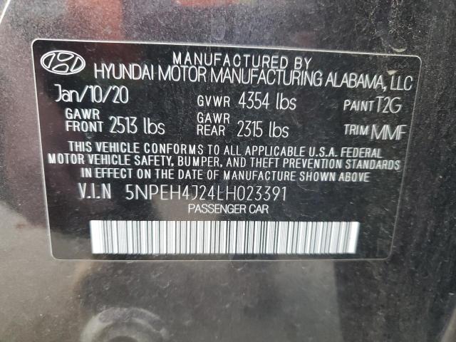 Photo 11 VIN: 5NPEH4J24LH023391 - HYUNDAI SONATA LIM 