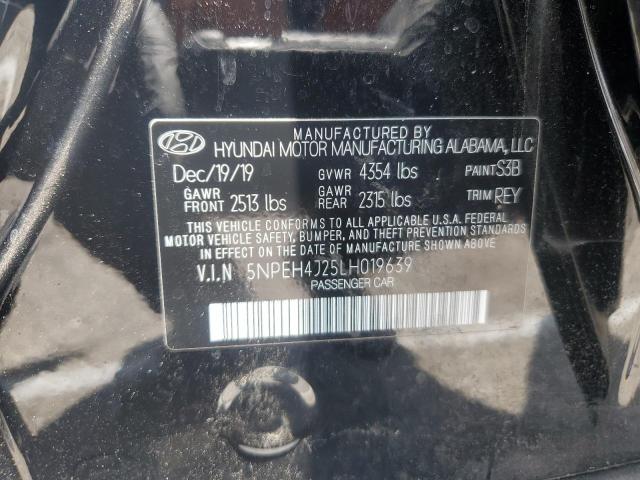 Photo 12 VIN: 5NPEH4J25LH019639 - HYUNDAI SONATA 