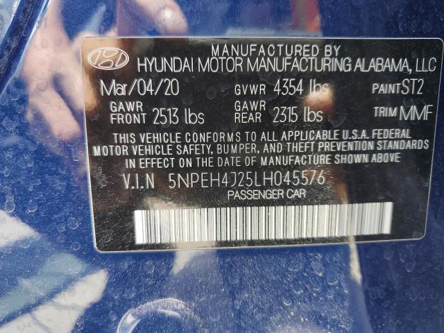 Photo 12 VIN: 5NPEH4J25LH045576 - HYUNDAI SONATA LIM 