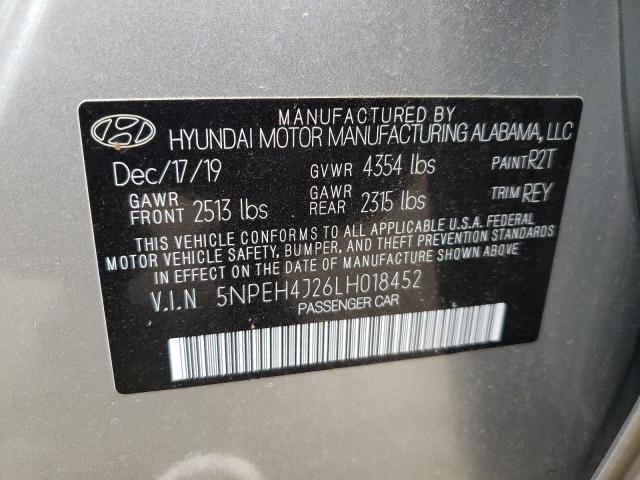 Photo 9 VIN: 5NPEH4J26LH018452 - HYUNDAI SONATA LIM 