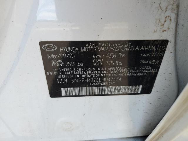 Photo 12 VIN: 5NPEH4J26LH047434 - HYUNDAI SONATA 