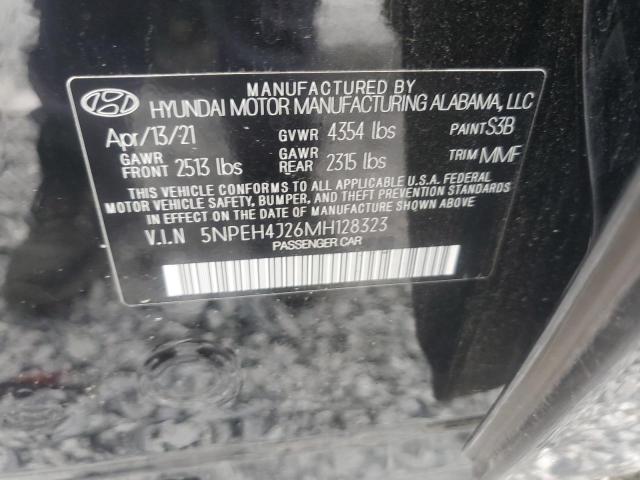 Photo 12 VIN: 5NPEH4J26MH128323 - HYUNDAI SONATA 