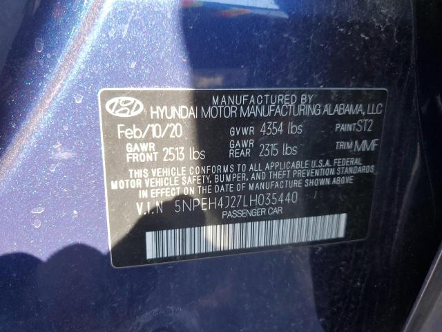 Photo 11 VIN: 5NPEH4J27LH035440 - HYUNDAI SONATA 