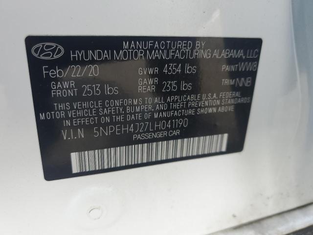 Photo 11 VIN: 5NPEH4J27LH041190 - HYUNDAI SONATA LIM 