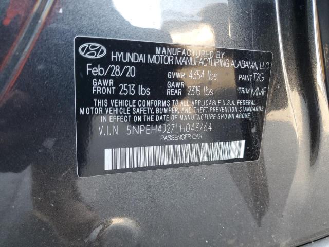 Photo 12 VIN: 5NPEH4J27LH043764 - HYUNDAI SONATA LIM 