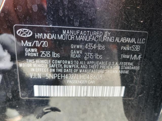 Photo 11 VIN: 5NPEH4J27LH048608 - HYUNDAI SONATA LIM 