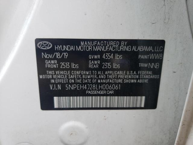 Photo 12 VIN: 5NPEH4J28LH006061 - HYUNDAI SONATA LIM 