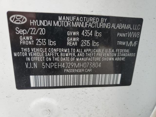 Photo 12 VIN: 5NPEH4J29MH073804 - HYUNDAI SONATA LIM 