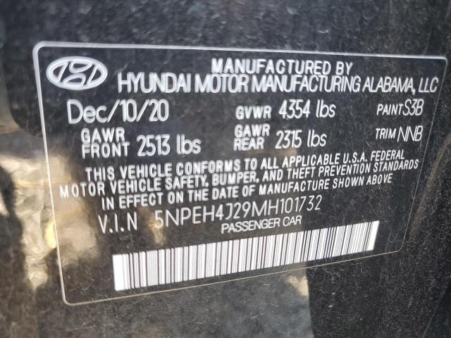 Photo 11 VIN: 5NPEH4J29MH101732 - HYUNDAI SONATA LIM 