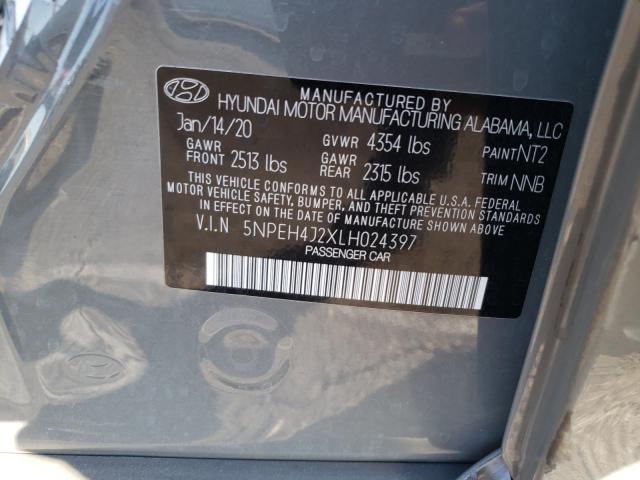 Photo 9 VIN: 5NPEH4J2XLH024397 - HYUNDAI SONATA LIM 