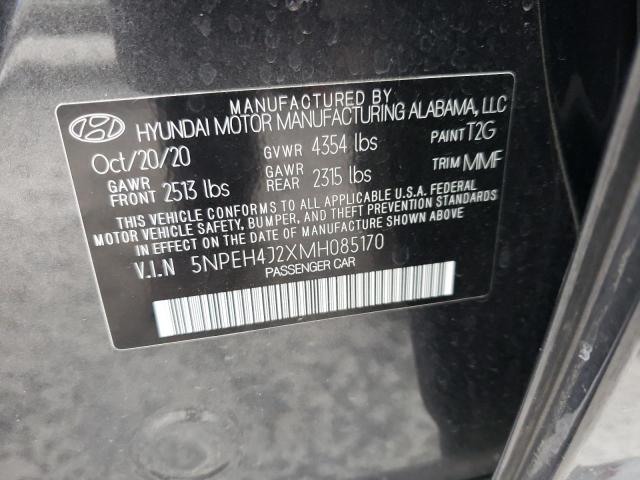 Photo 11 VIN: 5NPEH4J2XMH085170 - HYUNDAI SONATA LIM 