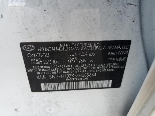 Photo 9 VIN: 5NPEH4J2XMH085864 - HYUNDAI SONATA LIM 