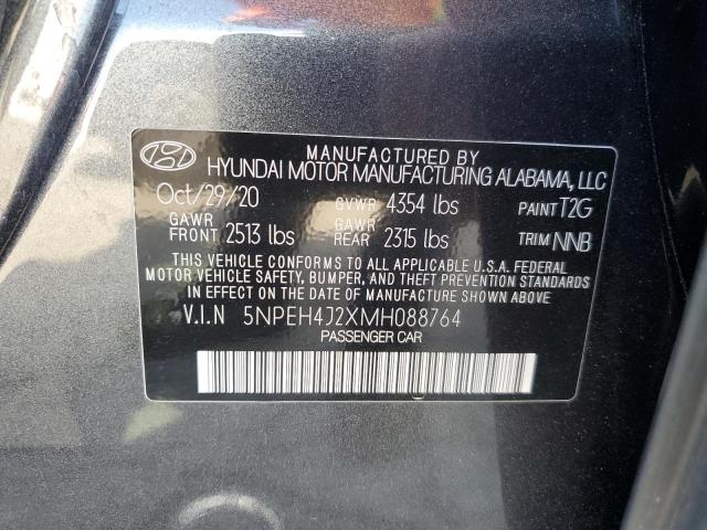 Photo 11 VIN: 5NPEH4J2XMH088764 - HYUNDAI SONATA 