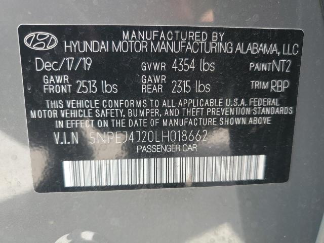 Photo 12 VIN: 5NPEJ4J20LH018662 - HYUNDAI SONATA SEL 