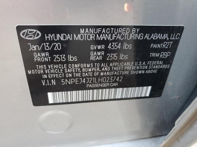 Photo 11 VIN: 5NPEJ4J21LH023742 - HYUNDAI SONATA SEL 