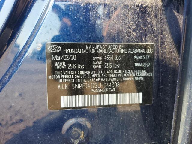 Photo 11 VIN: 5NPEJ4J22LH044308 - HYUNDAI SONATA SEL 