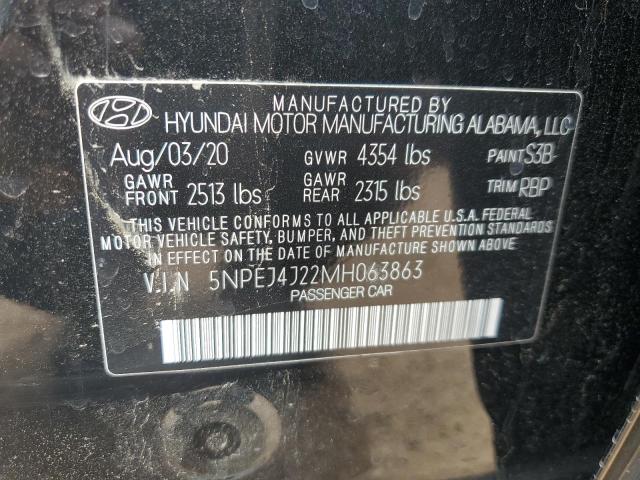 Photo 11 VIN: 5NPEJ4J22MH063863 - HYUNDAI SONATA SEL 