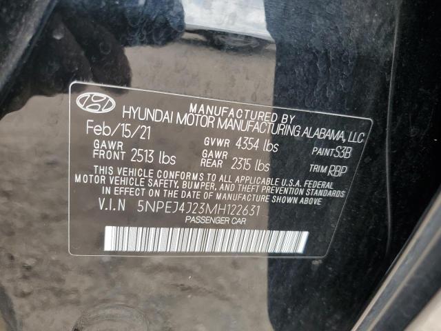 Photo 11 VIN: 5NPEJ4J23MH122631 - HYUNDAI SONATA SEL 