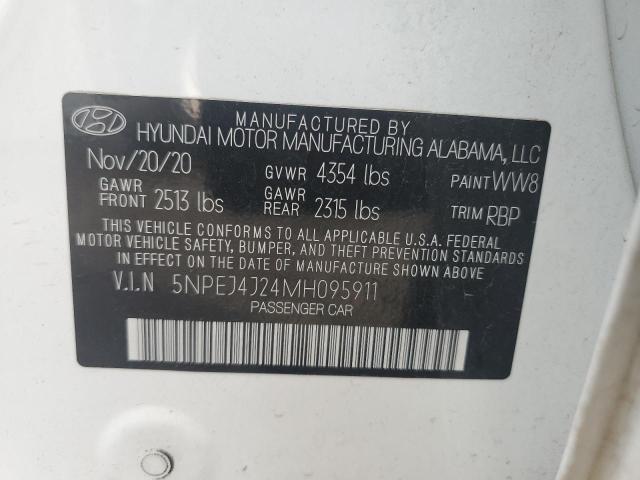 Photo 12 VIN: 5NPEJ4J24MH095911 - HYUNDAI SONATA SEL 