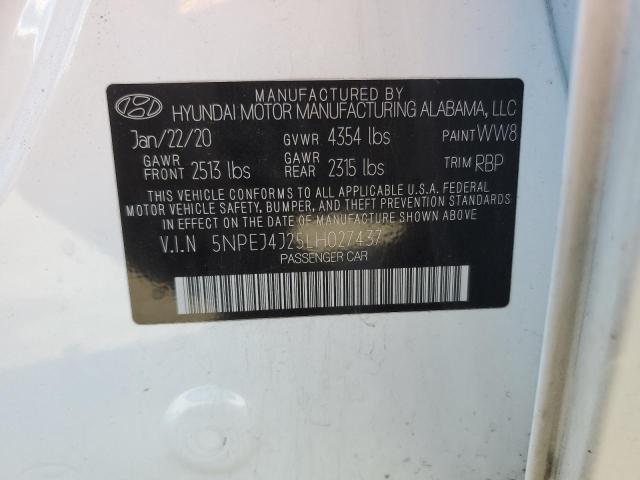 Photo 11 VIN: 5NPEJ4J25LH027437 - HYUNDAI SONATA SEL 