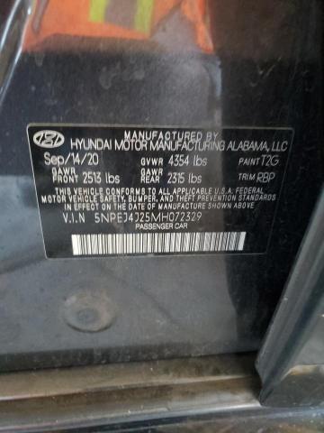 Photo 12 VIN: 5NPEJ4J25MH072329 - HYUNDAI SONATA SEL 