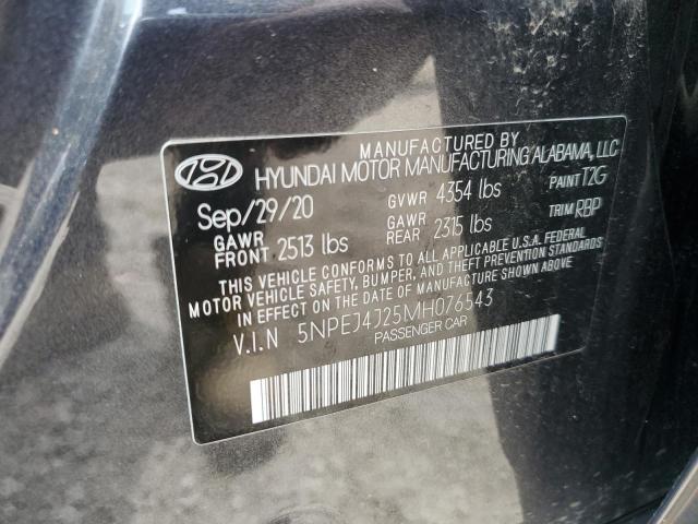 Photo 11 VIN: 5NPEJ4J25MH076543 - HYUNDAI SONATA SEL 