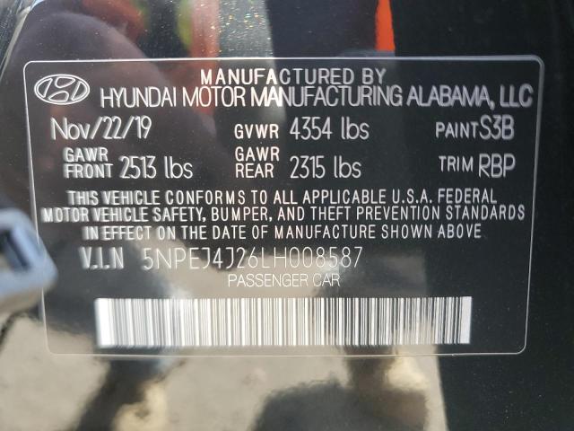 Photo 11 VIN: 5NPEJ4J26LH008587 - HYUNDAI SONATA SEL 