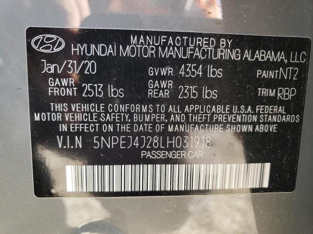 Photo 11 VIN: 5NPEJ4J28LH031918 - HYUNDAI SONATA SEL 