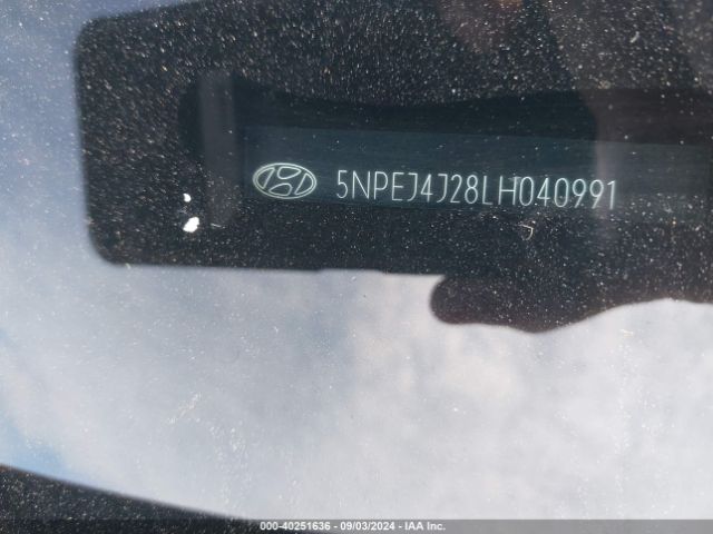 Photo 8 VIN: 5NPEJ4J28LH040991 - HYUNDAI SONATA 