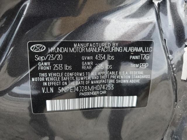 Photo 12 VIN: 5NPEJ4J28MH074253 - HYUNDAI SONATA SEL 