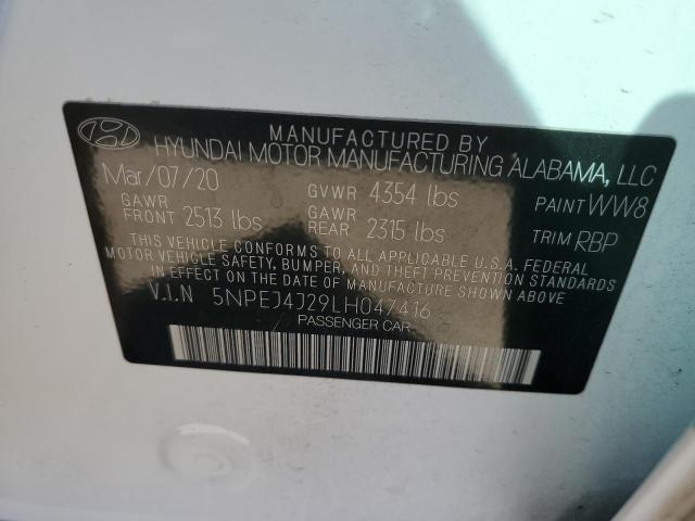 Photo 11 VIN: 5NPEJ4J29LH047416 - HYUNDAI SONATA 