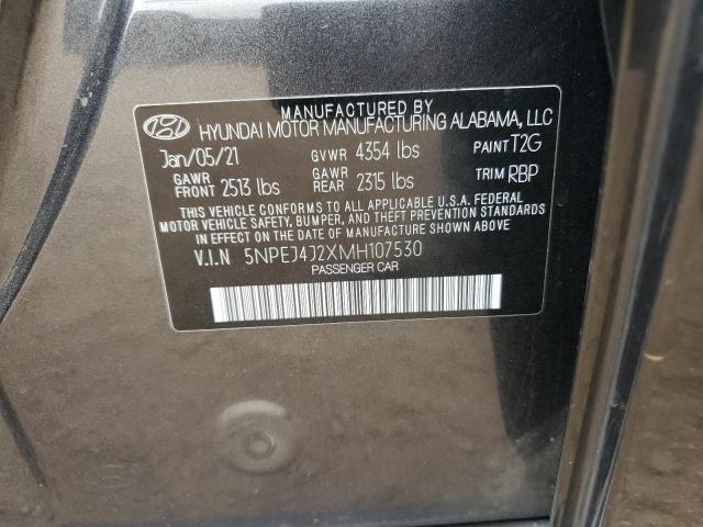 Photo 11 VIN: 5NPEJ4J2XMH107530 - HYUNDAI SONATA SEL 