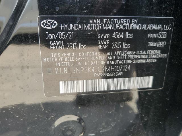 Photo 11 VIN: 5NPEK4JC2MH107124 - HYUNDAI SONATA N L 