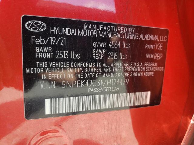 Photo 12 VIN: 5NPEK4JC3MH124479 - HYUNDAI SONATA N L 