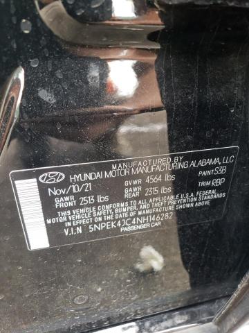 Photo 9 VIN: 5NPEK4JC4NH146282 - HYUNDAI SONATA N L 