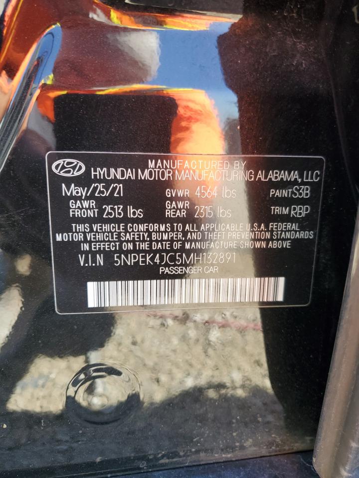 Photo 11 VIN: 5NPEK4JC5MH132891 - HYUNDAI SONATA 